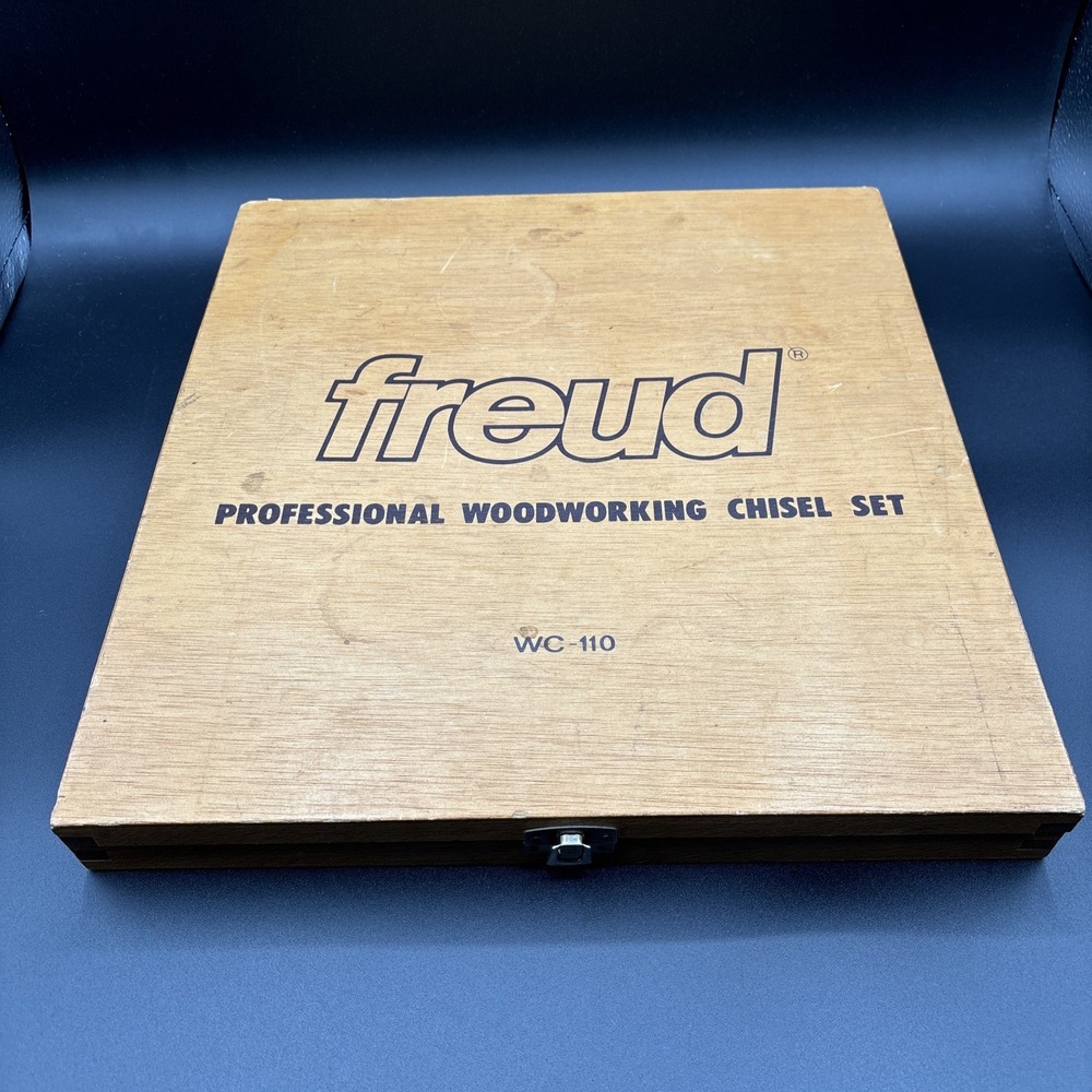 Freud WC-110 10-Piece Set Of Octagonal Bevel Edge Chisels Chrome Vanadium